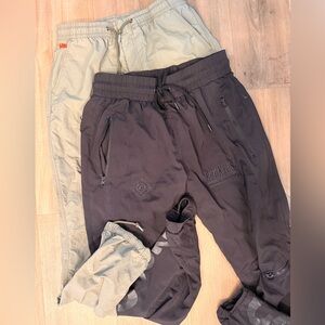 Olive Empyres, Black Cookies Pants with Logos, zippers, light weight S 12-14